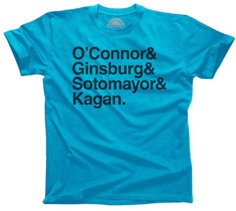 O'Connor GInsburg Sotomayor Kagan Female Supreme Court Justices Shirt