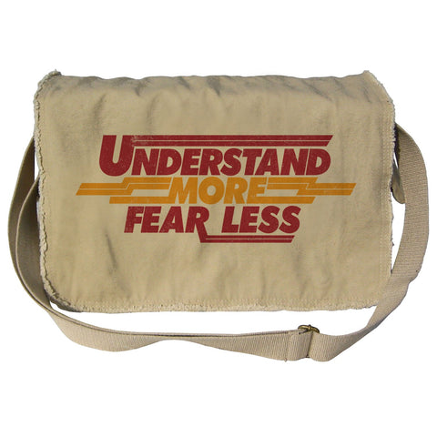 Understand More Fear Less Scientist Messenger Bag