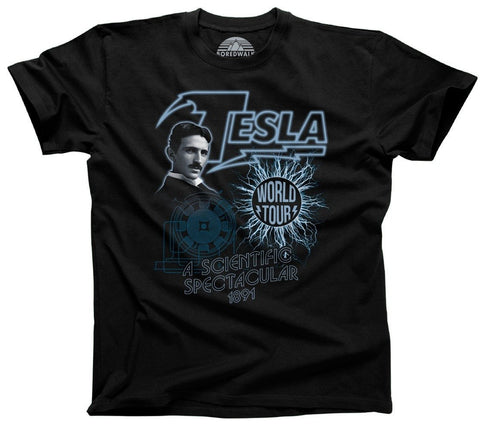 Nikola Tesla World Tour Science T Shirt