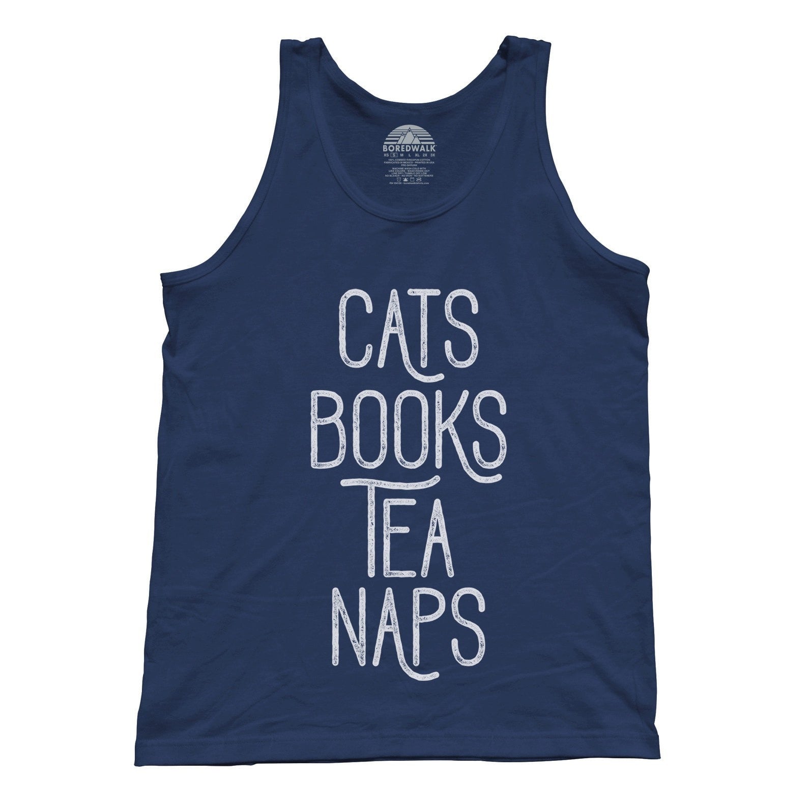 Women's Support Your Local Library Racerback Tank Top - Boredwalk
