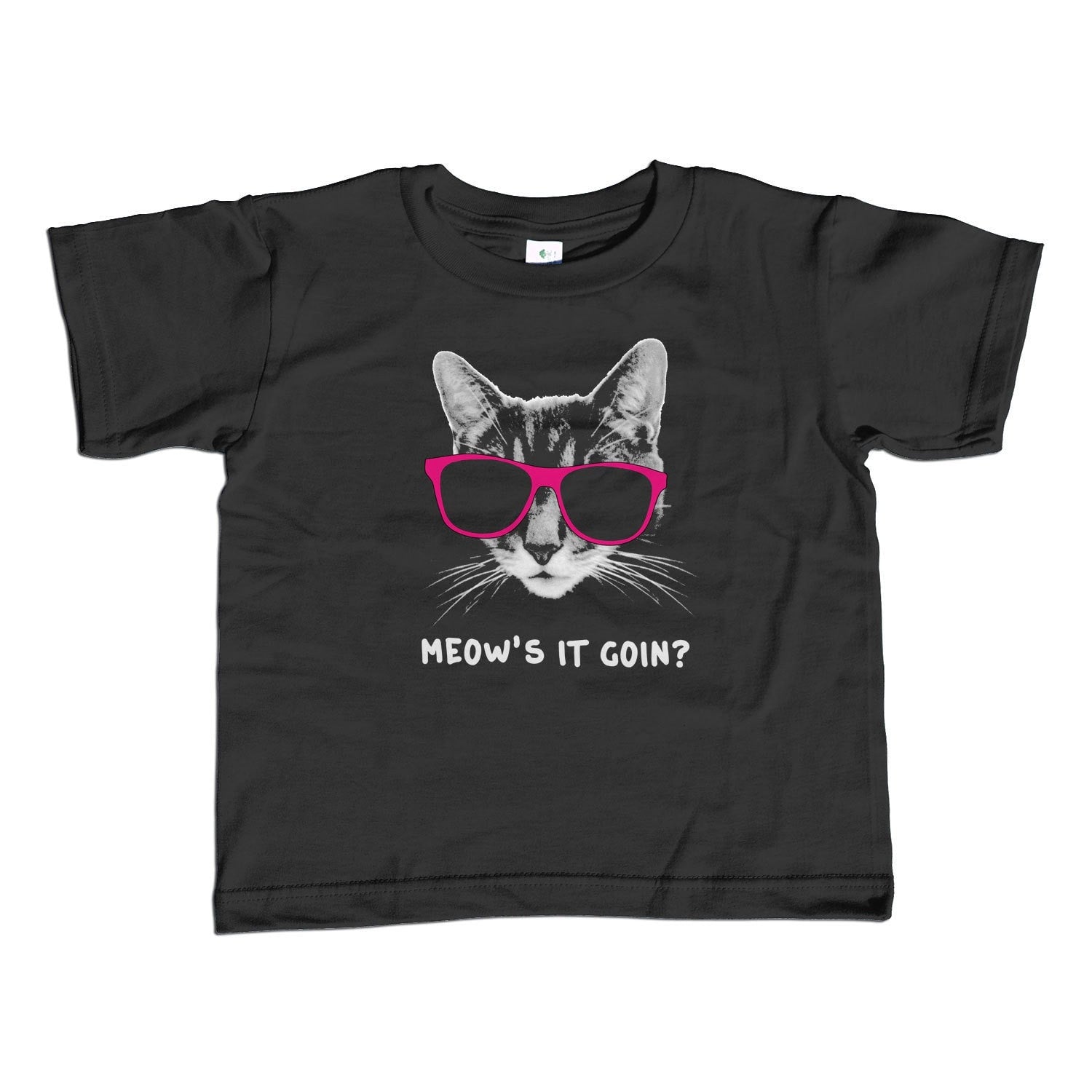 cat with sunglasses t shirt