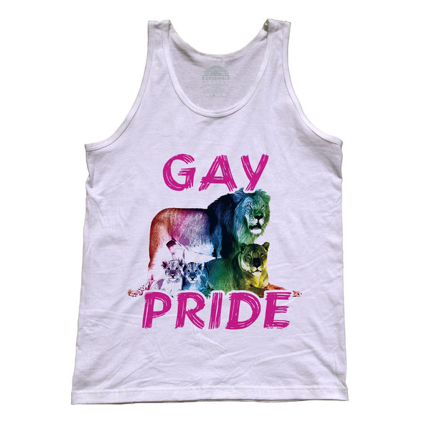 Boredwalk Gay Lion LGBT Pride Unisex Tank Top