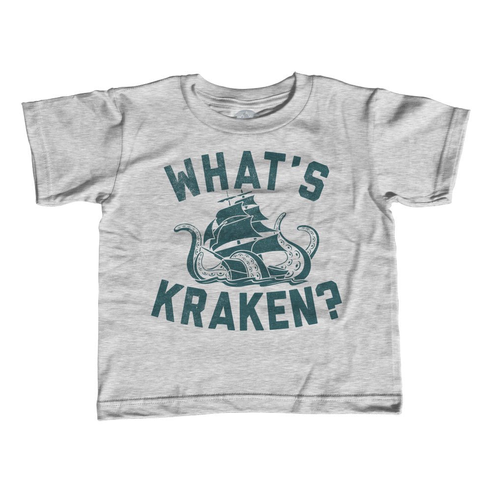  Toddler T-Shirt Release The Kraken Funny Humor Cotton Animal  Boy & Girl Clothes: Clothing, Shoes & Jewelry