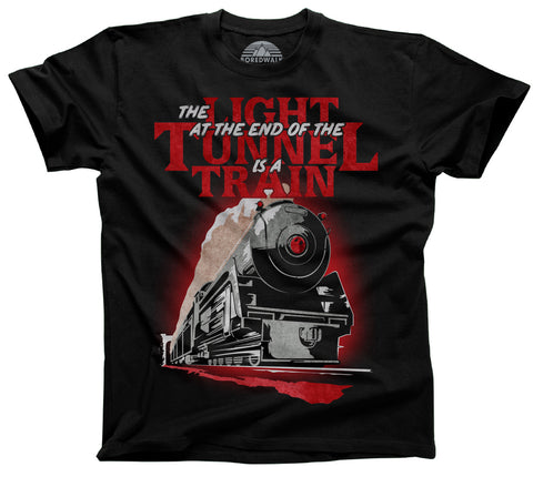 Boredwalk The Light At The End of The Tunnel Is A Train Shirt