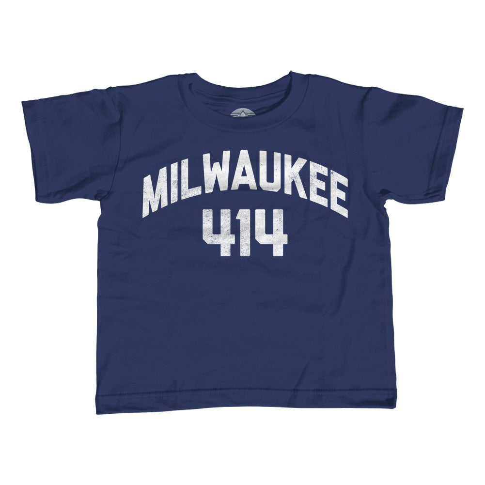 Boy S Milwaukee 414 Area Code T Shirt Boredwalk