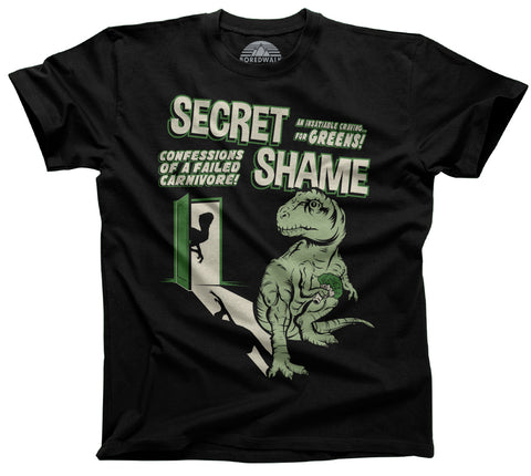 Secret Shame Vegetarian T Rex Shirt
