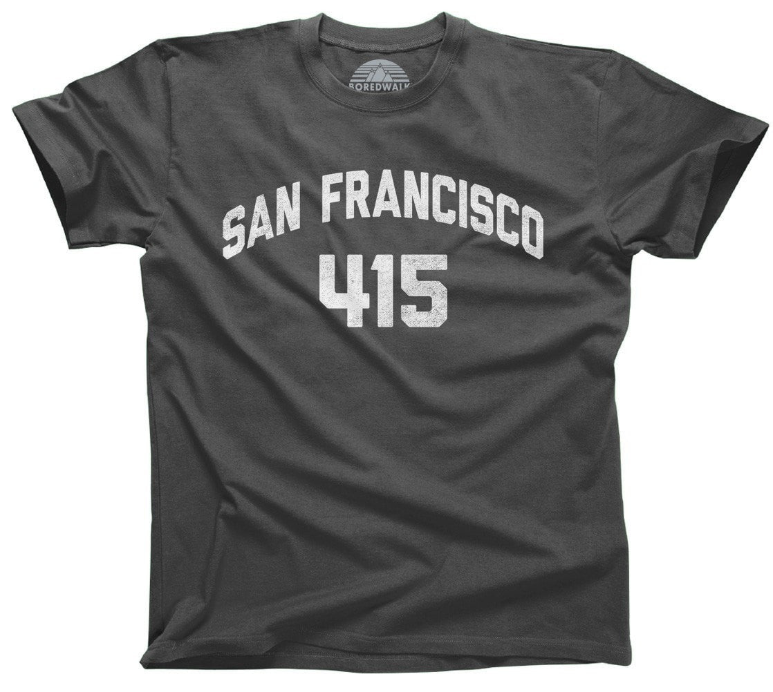 Men's San Francisco 415 Area Code T-Shirt – Boredwalk