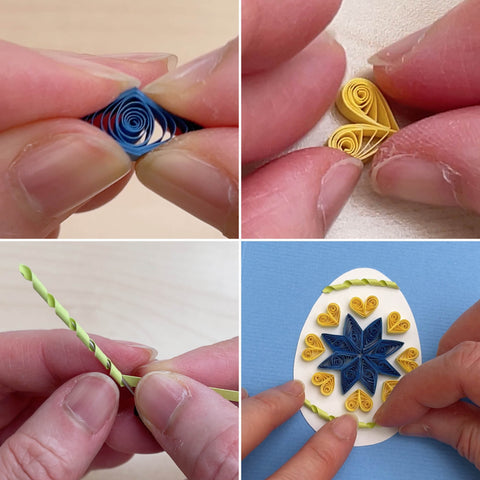 Quilling Easter Egg - Free Pattern Tutorial