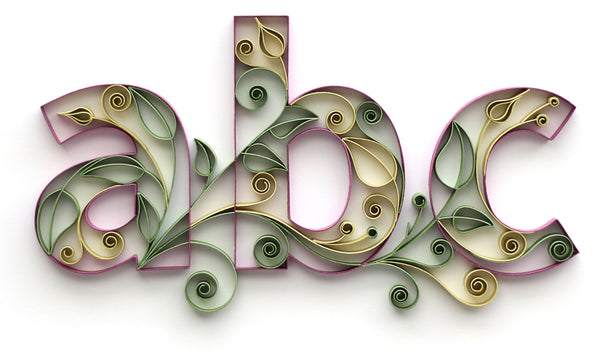 Quilling Uppercase Letters – PaperZen