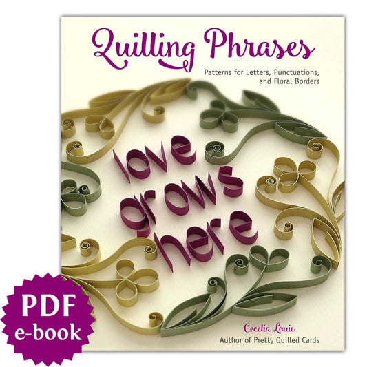 Quilling Uppercase Letters – PaperZen