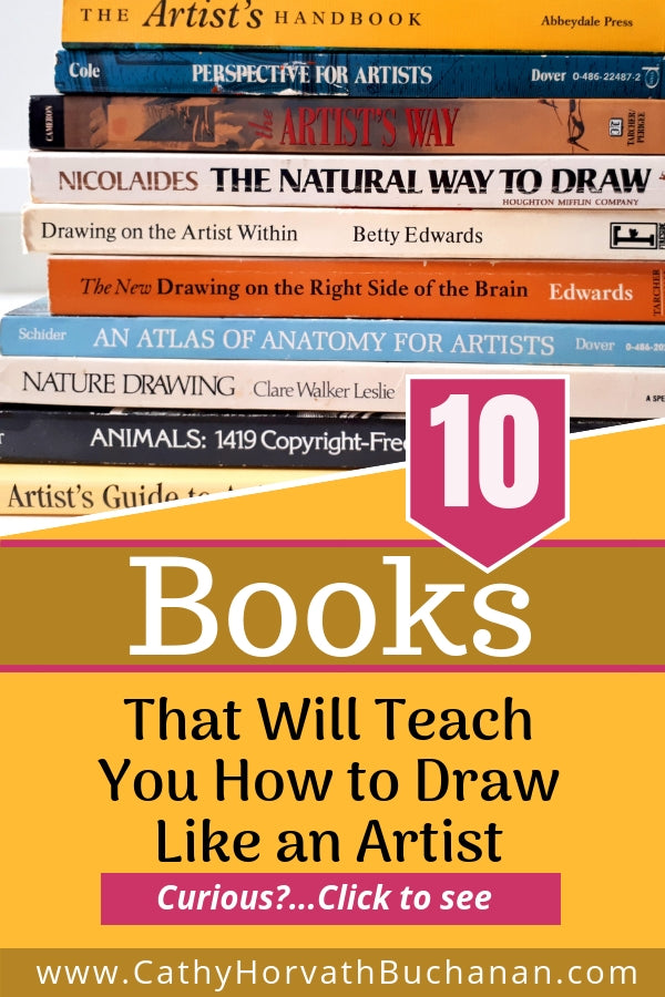 These ten art books that will teach you how to see and draw like an artist. Imagine having the skills to proudly put to paper anything you see. This blog post of artist recommended books are a great way to start.