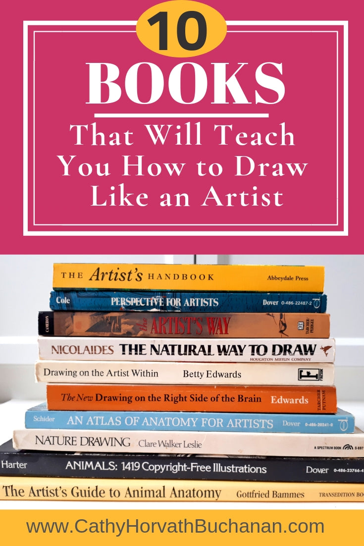 These ten art books that will teach you how to see and draw like an artist. Imagine having the skills to proudly put to paper anything you see. This blog post of artist recommended books are a great way to start.