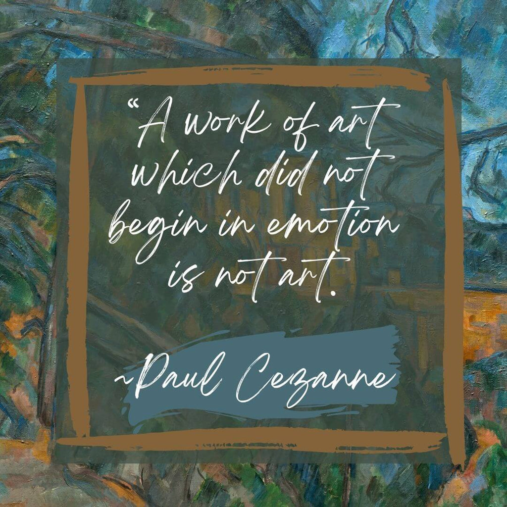 cezanne quote graphic