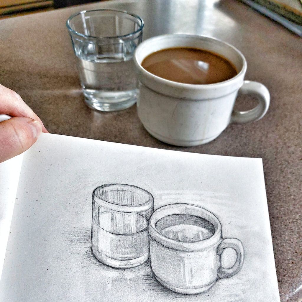 coffee sketch