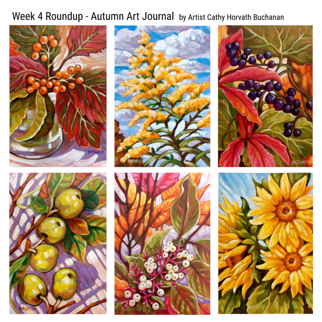 week 4 autumn art journal