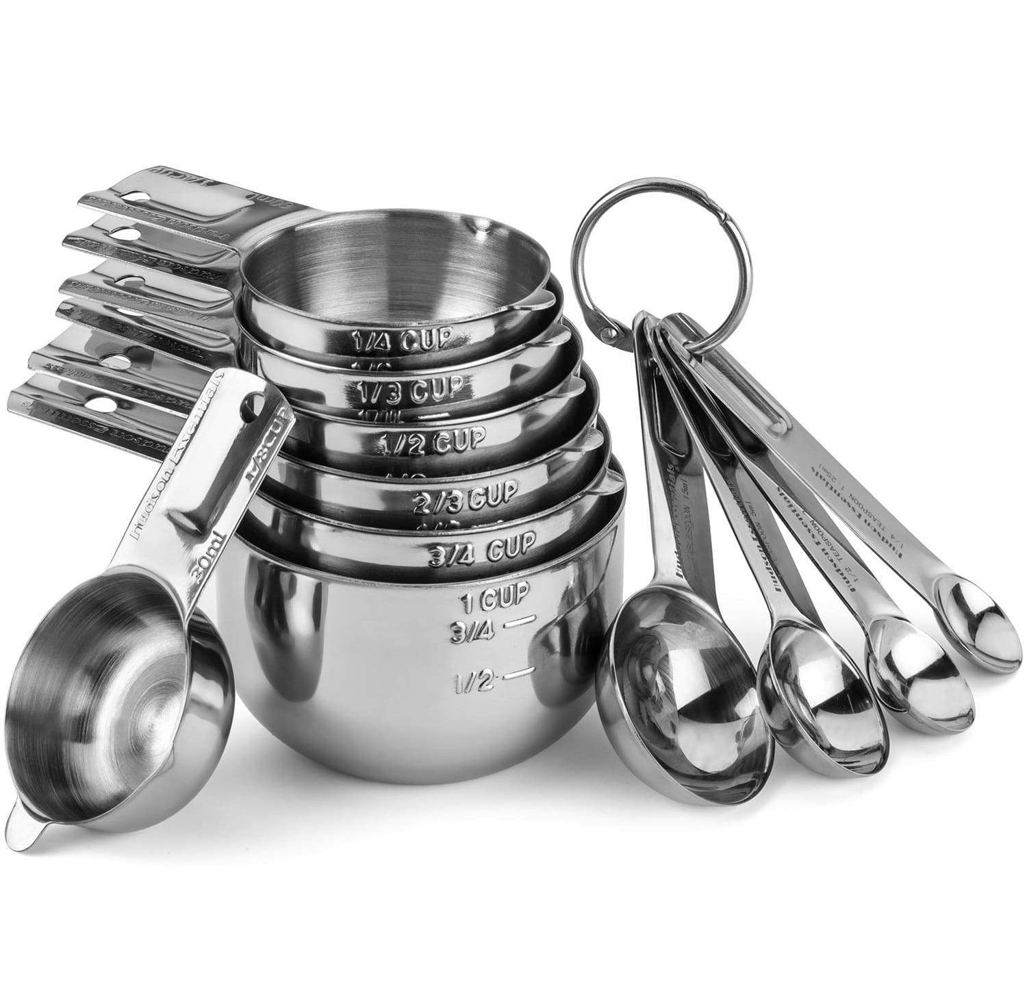 measuring cups and spoons for baking