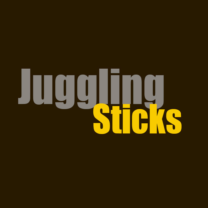 Z-Stix Professional Juggling Flower Sticks-Devil Sticks and 2 Hand Sticks,  High Quality, Beginner Friendly - Neon Series