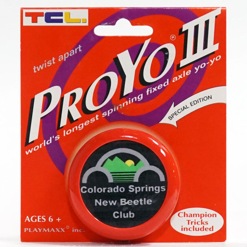 ProYo III Special Edition RARE YoYoSpin Colorado Springs New Beetle Club Custom Vintage Yo-Yo - YoYoSam