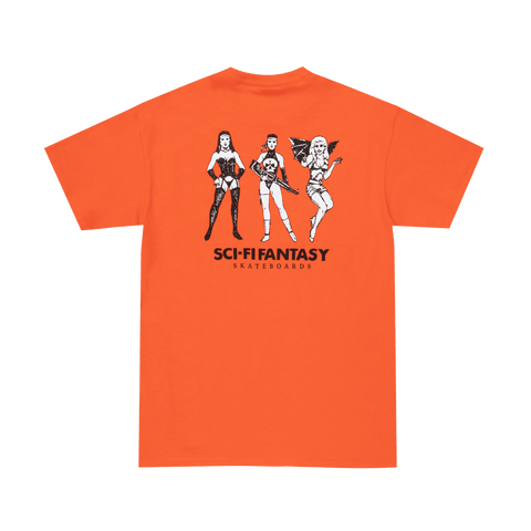 Sci-Fi Fantasy | Macho Girls Shirt - Orange