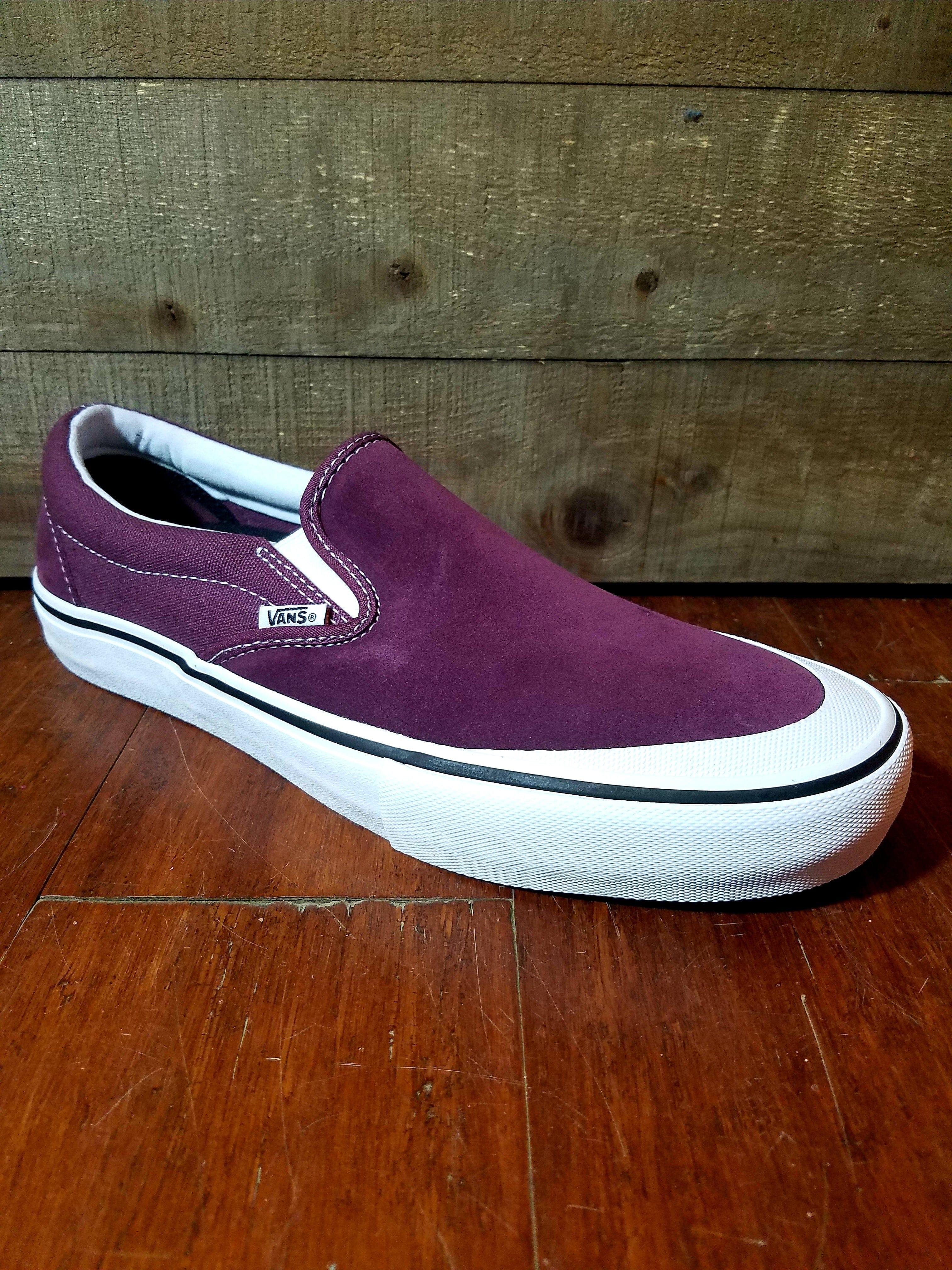 vans slip on pro pink