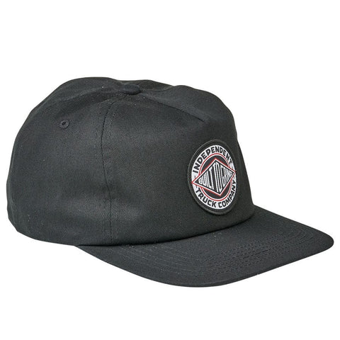 Independent | BTG Summit Snapback Unstructured Mid Hat - Black