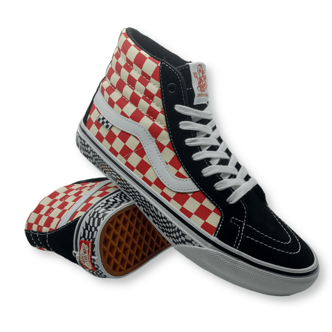 Vans | Skate Sk8-Hi Reissue - Grosso '84 Black/Red Checkers