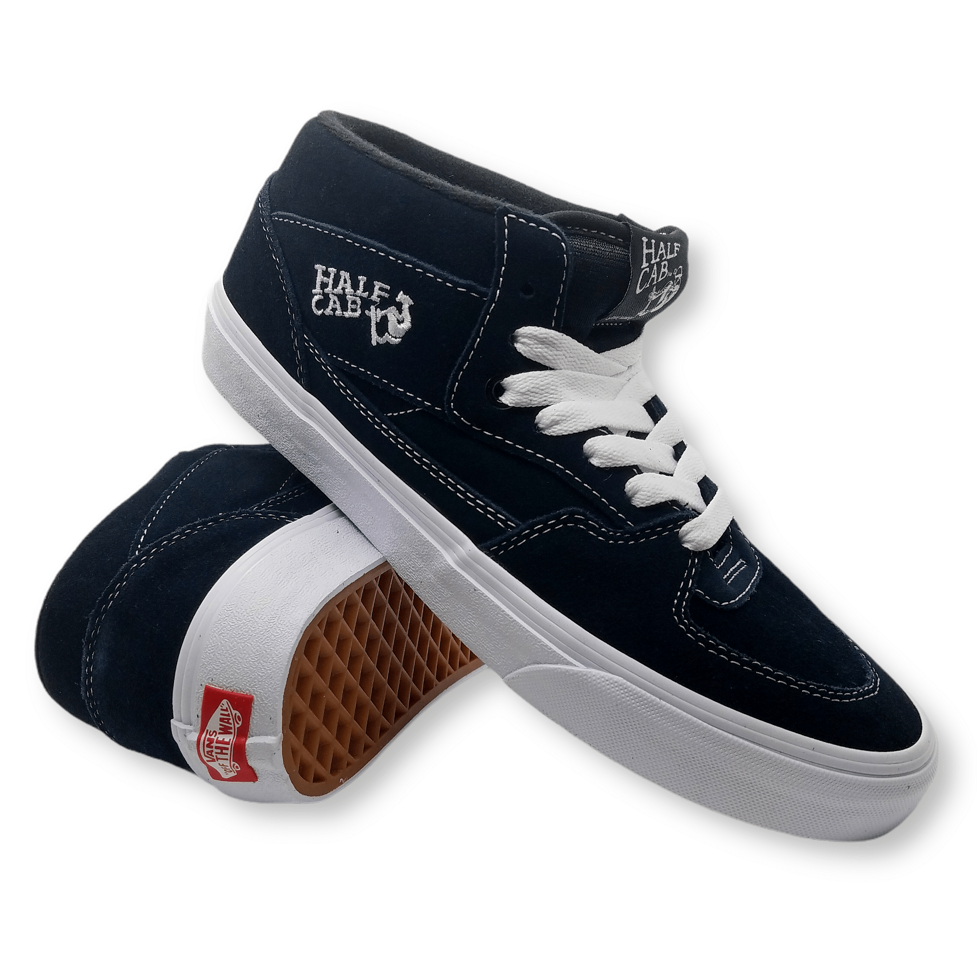 vans half cab navy blue