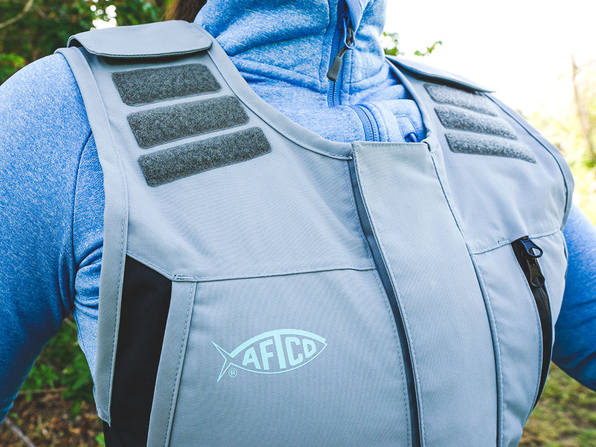 AFTCO's Women's Hydronaut Jacket with Velcro closures