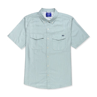 AFTCO Men's Sirius Vented Fishing Shirt - Short Sleeve - Moonlight Jade