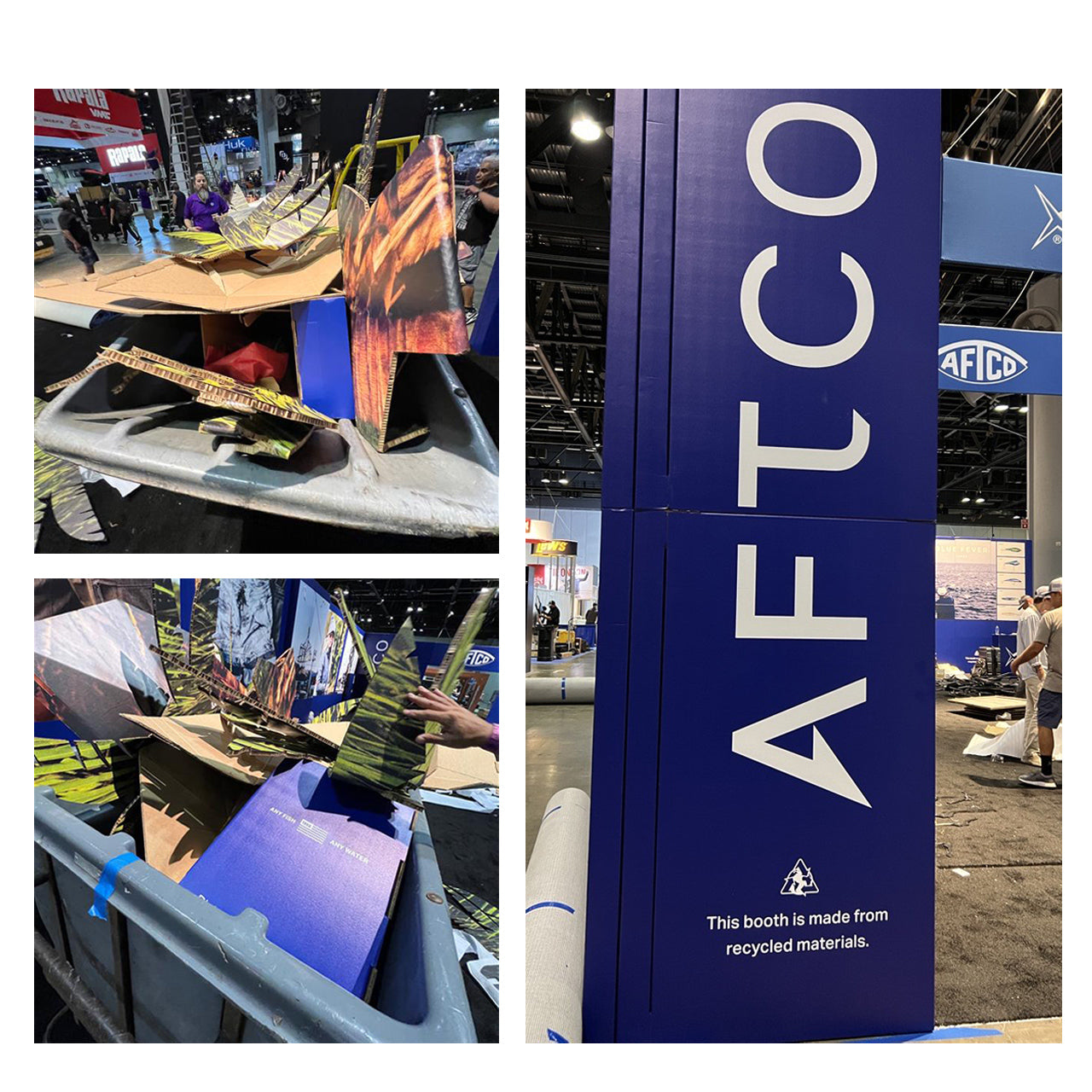 AFTCO ICAST 2022 Booth Sustainability