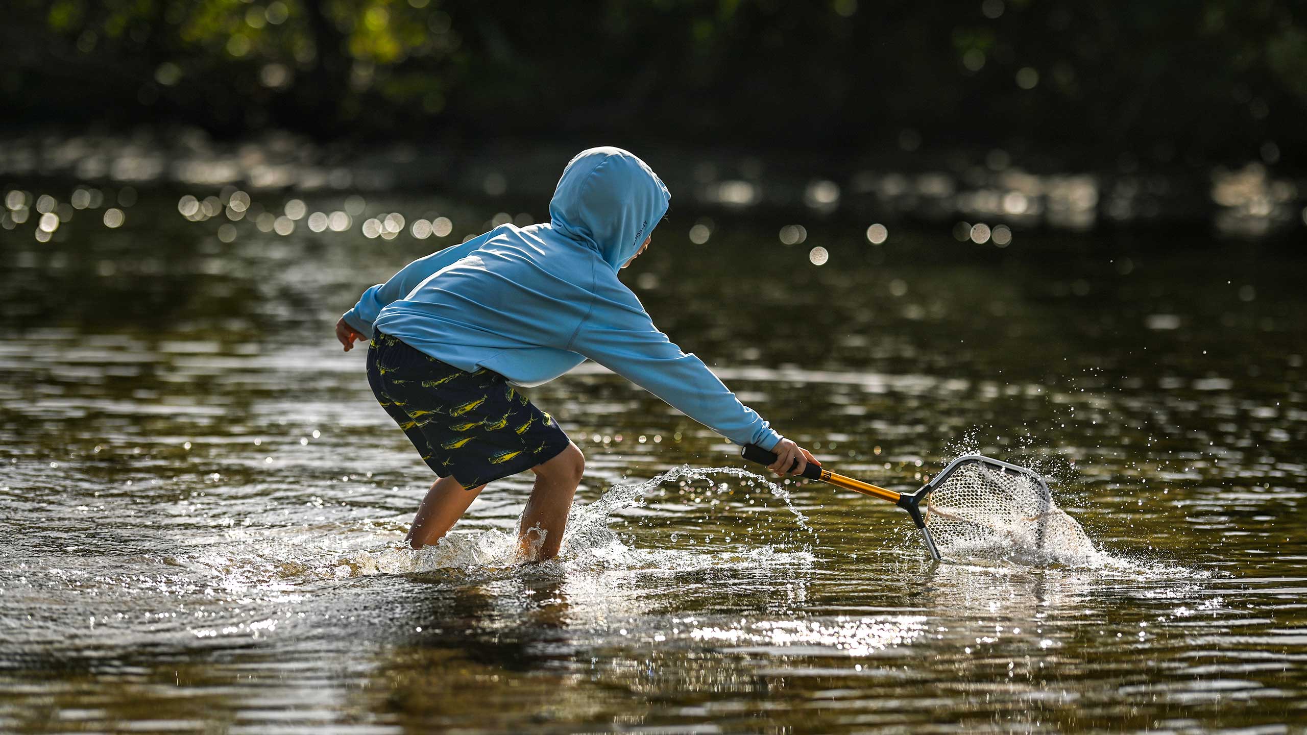 Kid with net