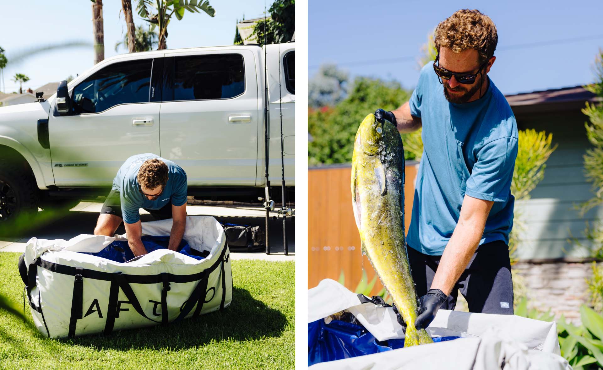 Mahi Mahi in Insulated Fish Bag