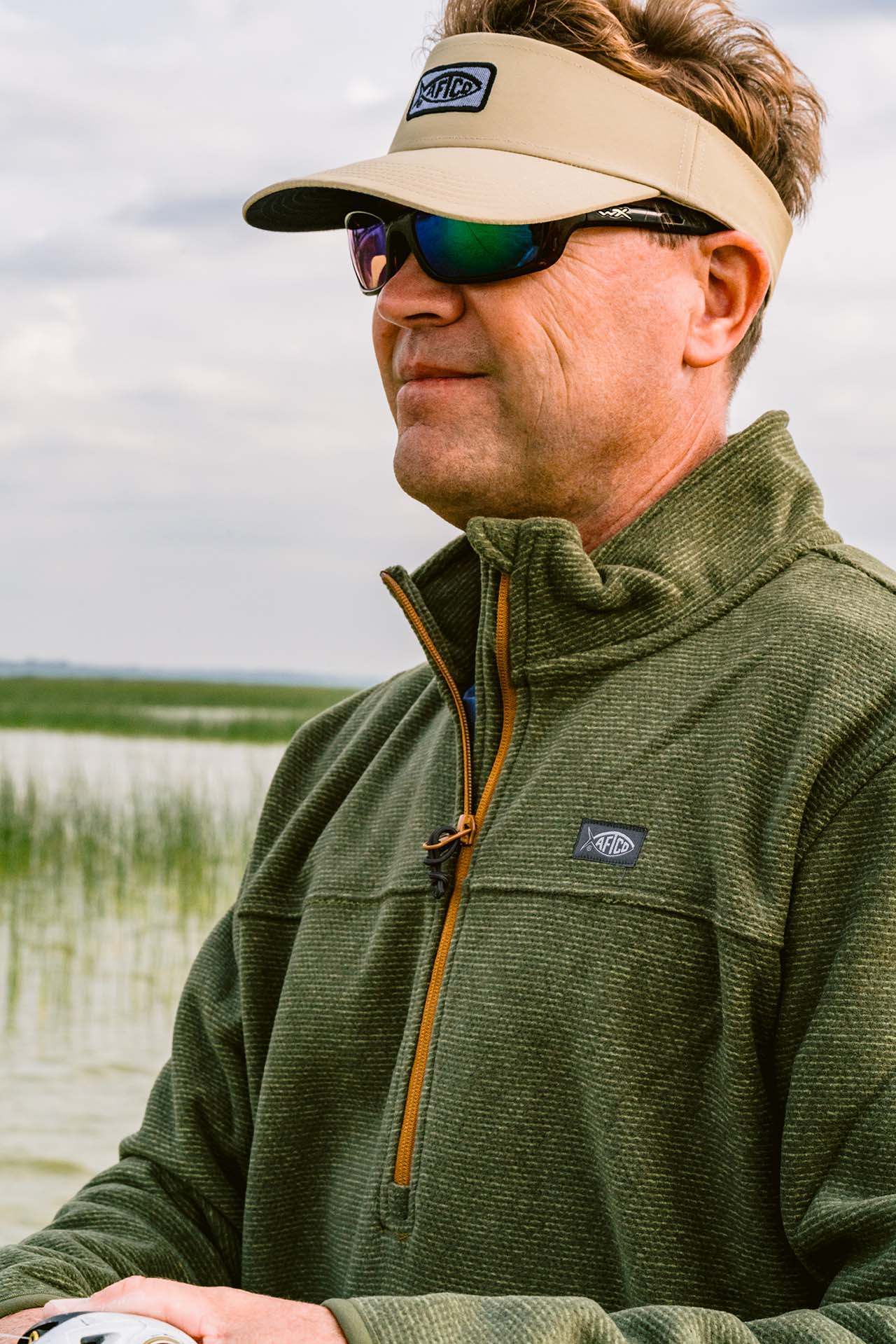 Man in Fleece Jacket