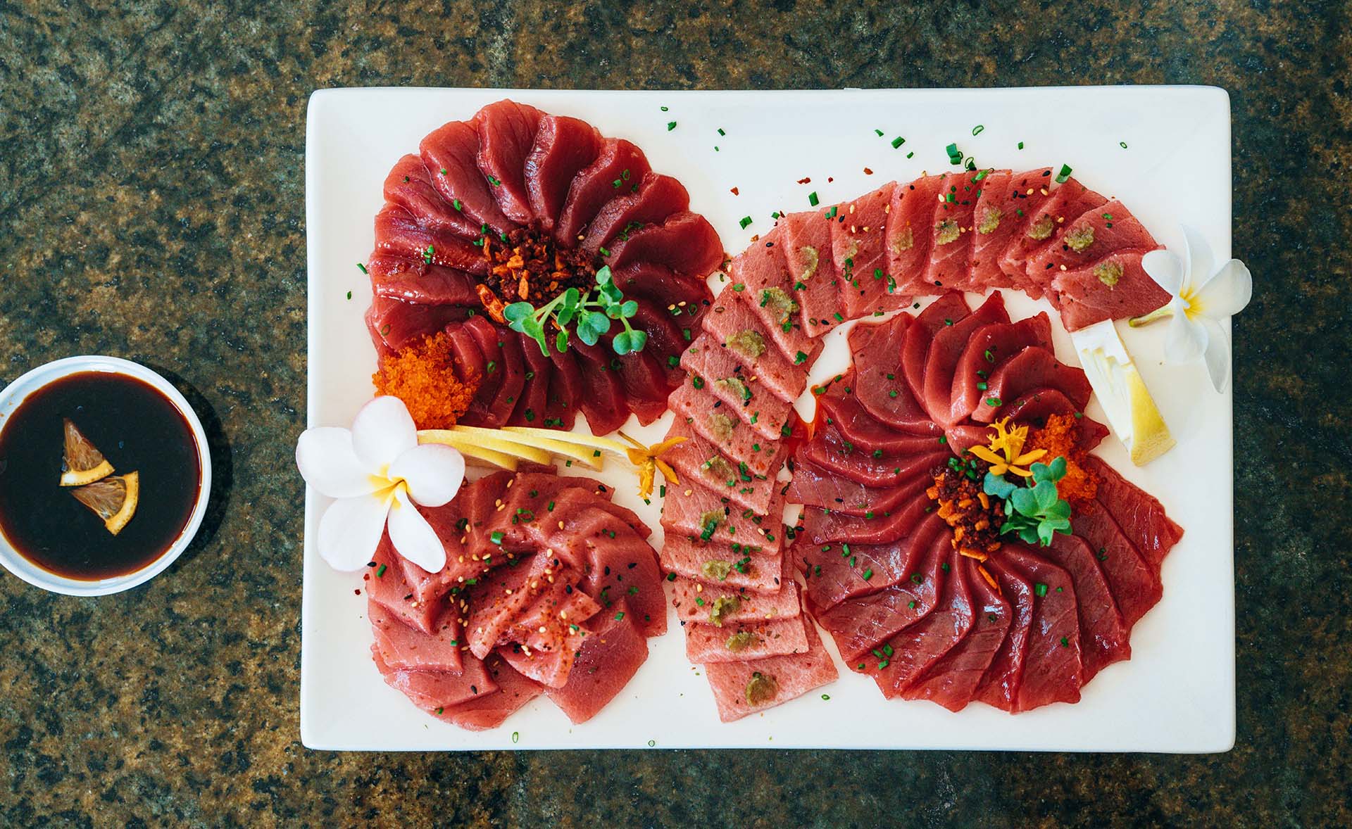 Ryan Griffin's Bluefin Sashimi Spread