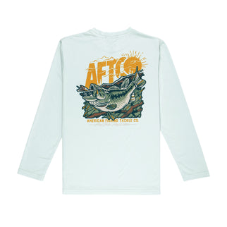 AFTCO Youth Sirius SS Vented Fishing Shirt / Chili / M