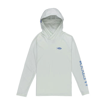 Aftco Desert Coral Heather Samurai 2 Hooded L/S Youth Performance