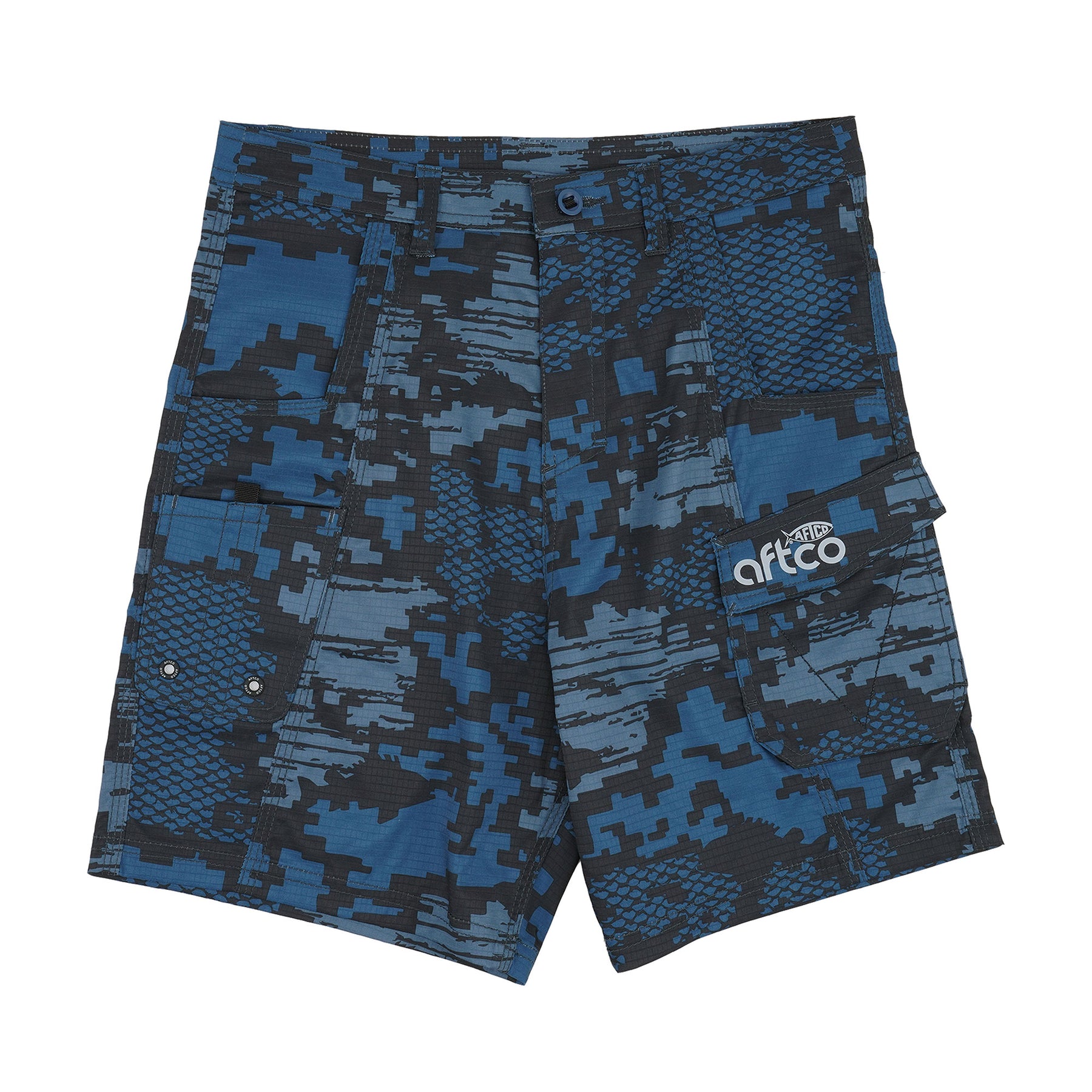 Tactical Camo Fishing Shorts AFTCO, 40% OFF