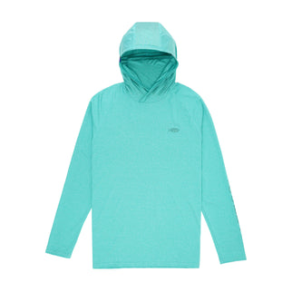 Hooded 1/4 Zip Woman's Fishing Shirt - Light Blue – Big Bite Fishing Shirts