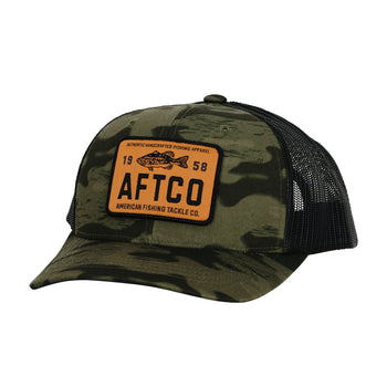 AFTCO Best Friend Trucker Hat - Oxide Blur Camo