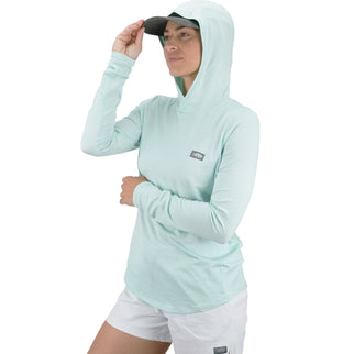 Women's Yurei Air-O Mesh® Breathable Hooded Performance Shirt – AFTCO