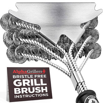 Alpha Grillers Grill Brush Bristle Free