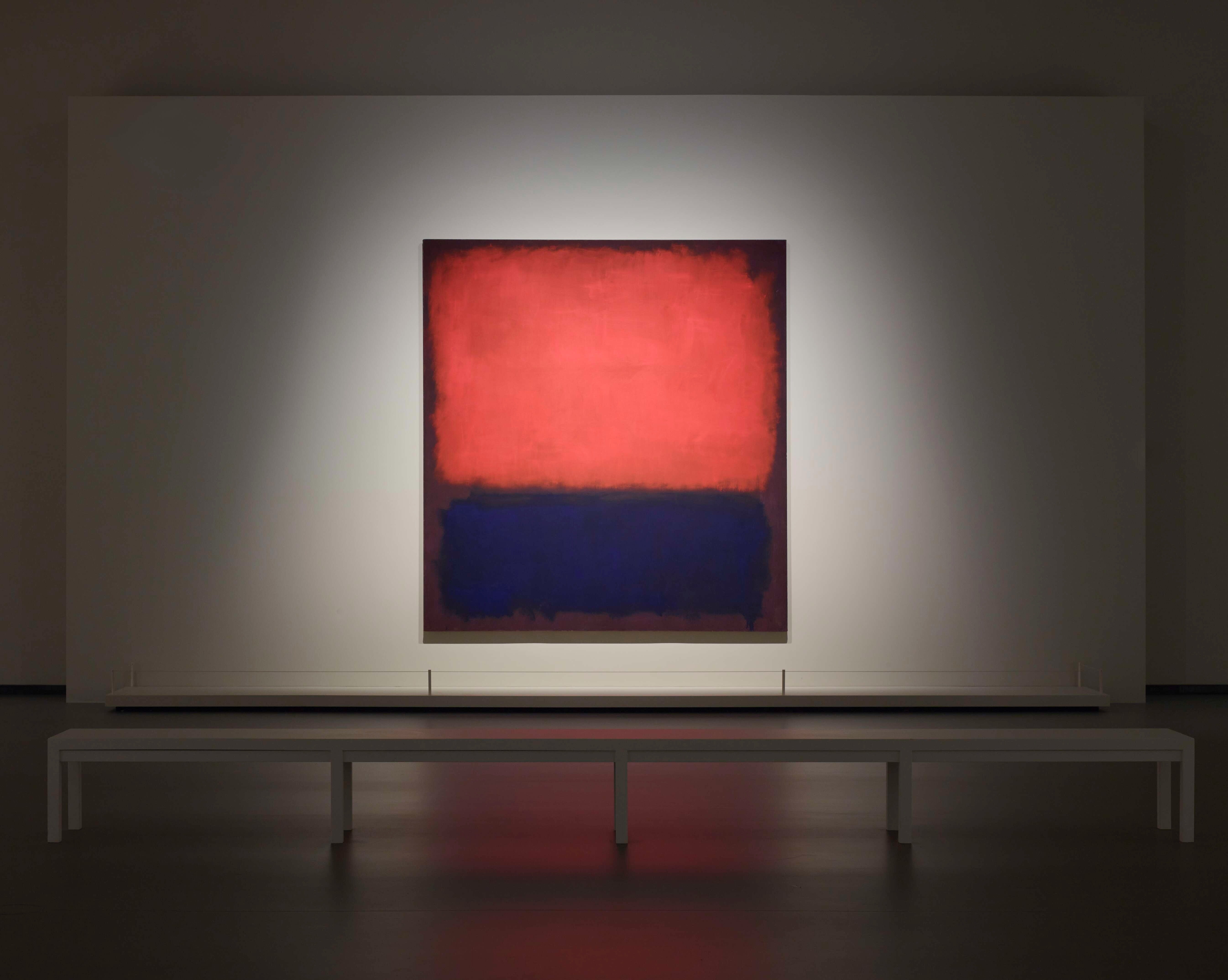 Mark Rothko's abstract oil painting on canvas