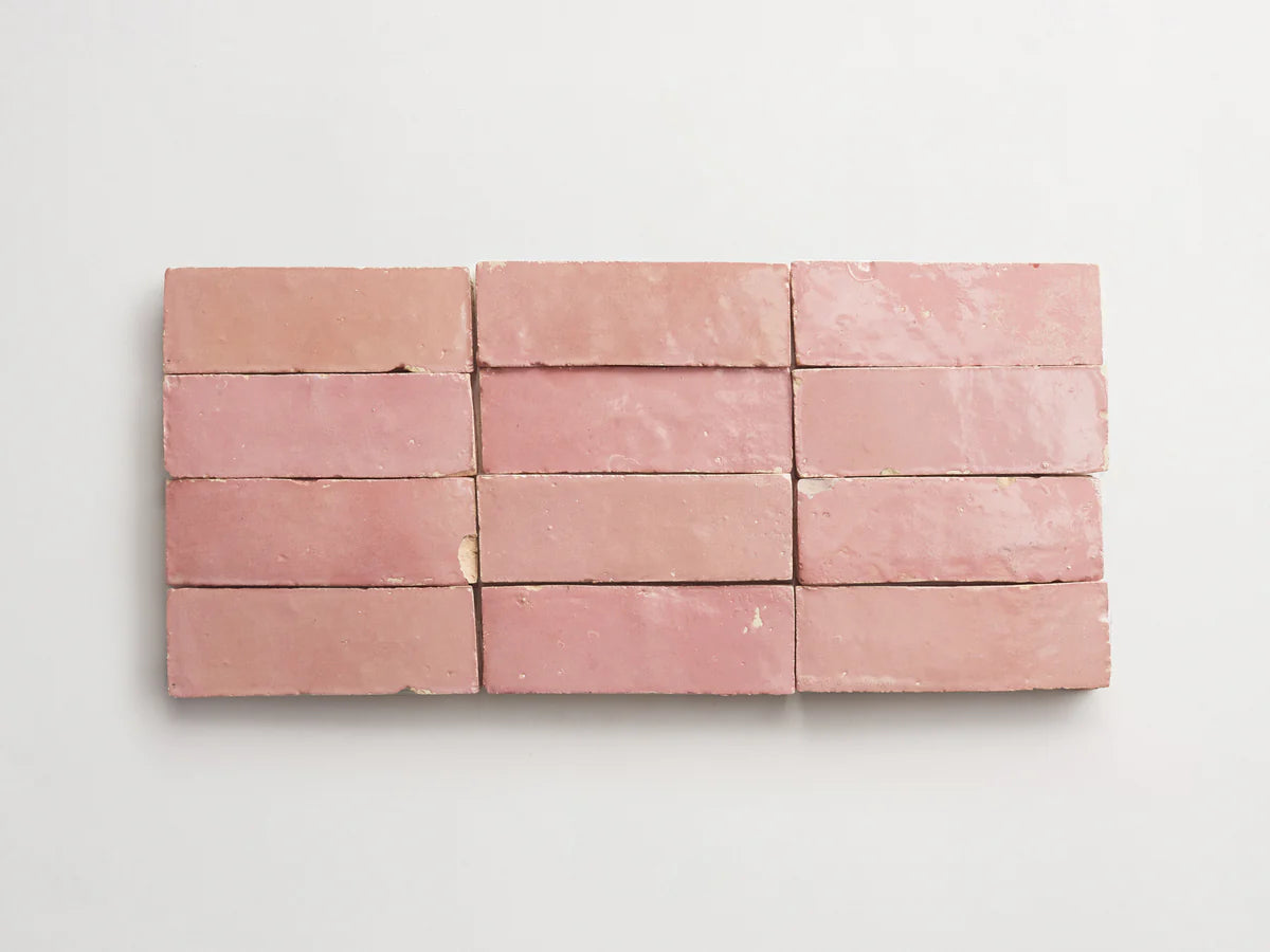 rose colored zellge tile