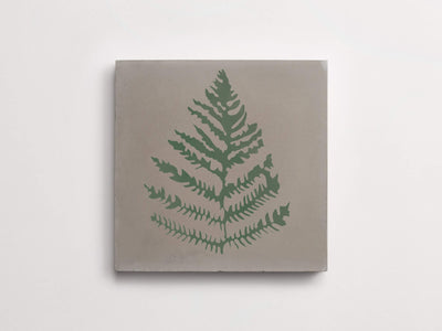 cement | erica tanov | fern | metal + leaf ~ 8