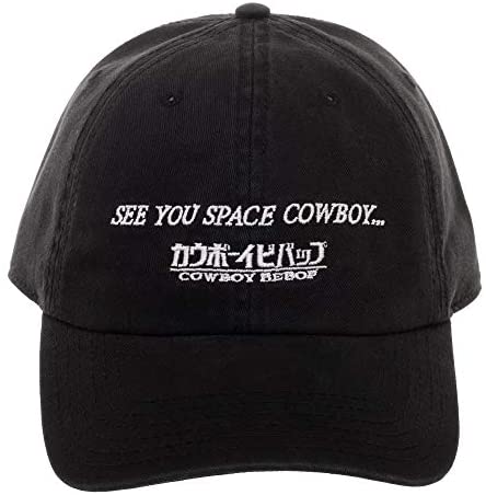 See You Space Cowboy Cowboy Bebop Black Hat Page Panel The Tcaf Shop