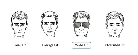 Mens sunglasses wide fit