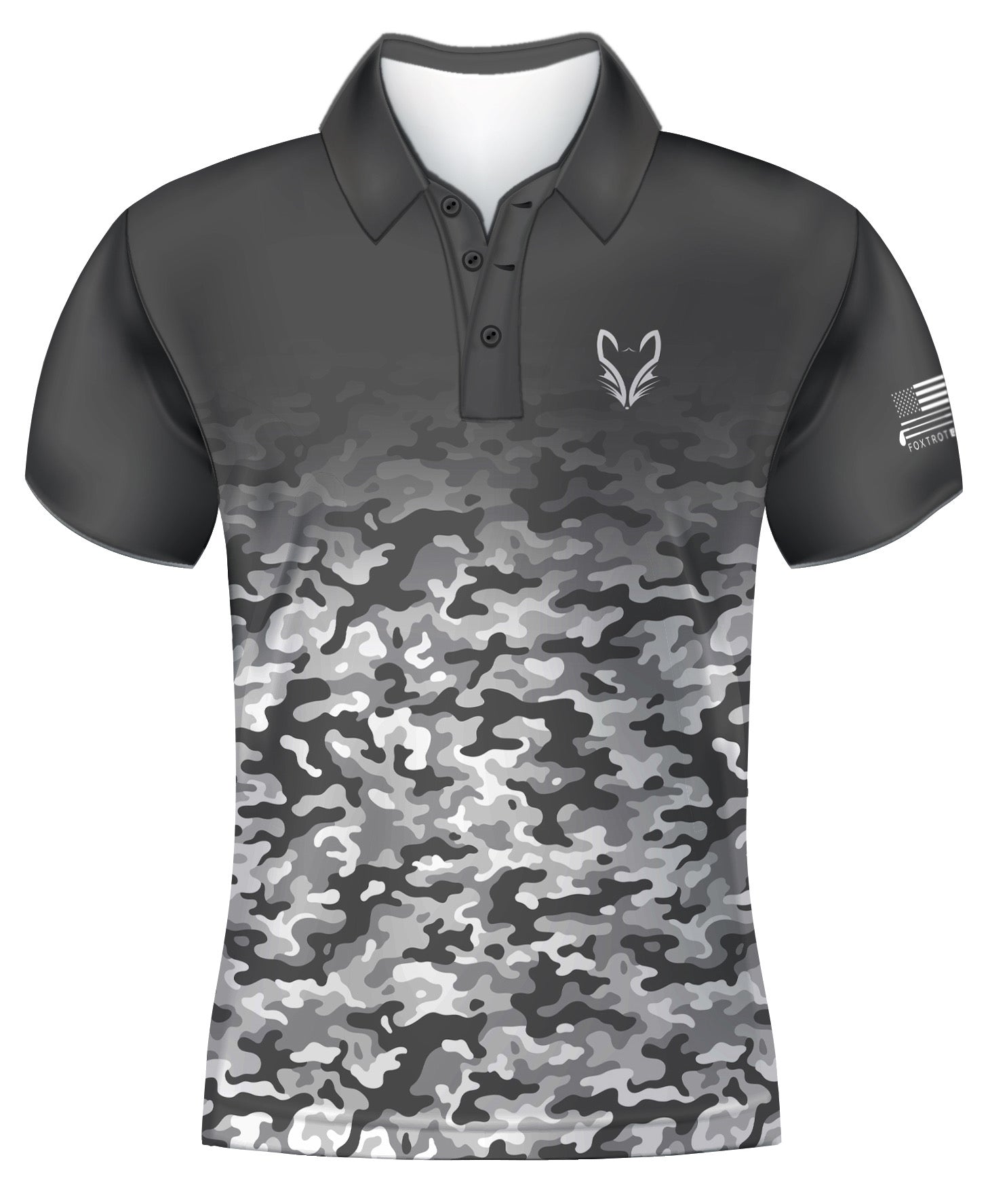 PRE ORDER Army Camo Polo - MADE IN U.S.A. - Foxtrot Golf