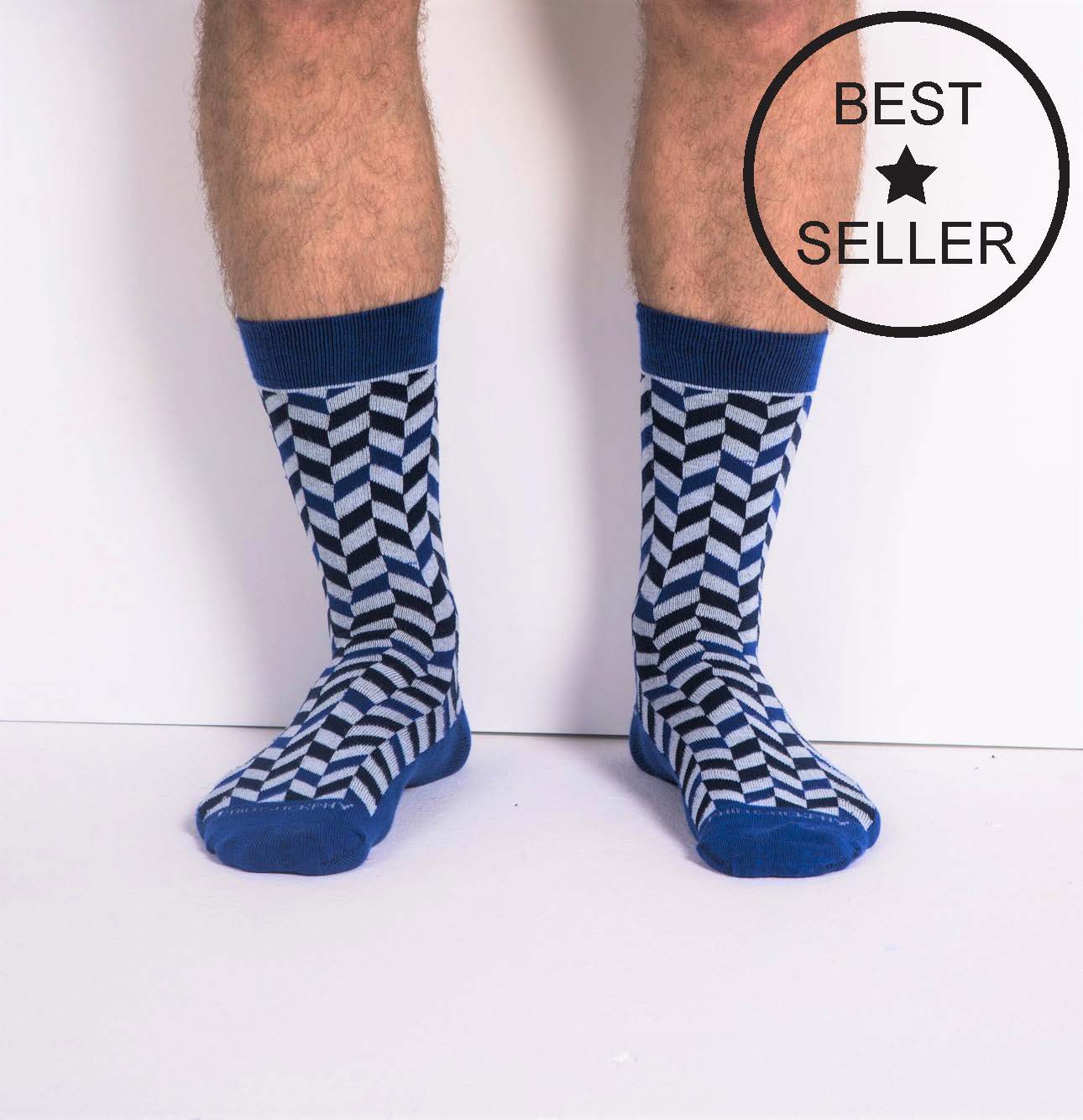 Men's Striped Sock by Sockrates