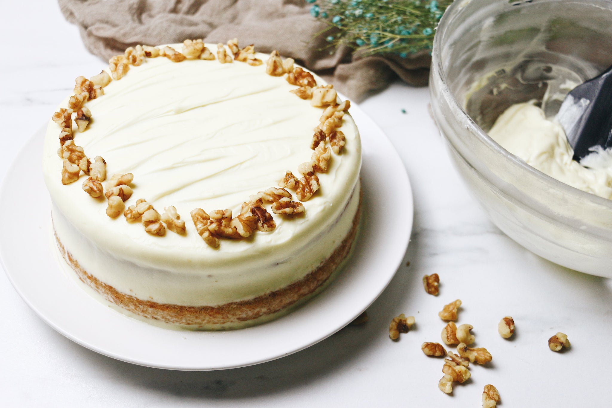 Carrot Cake with Cream cheese frosting