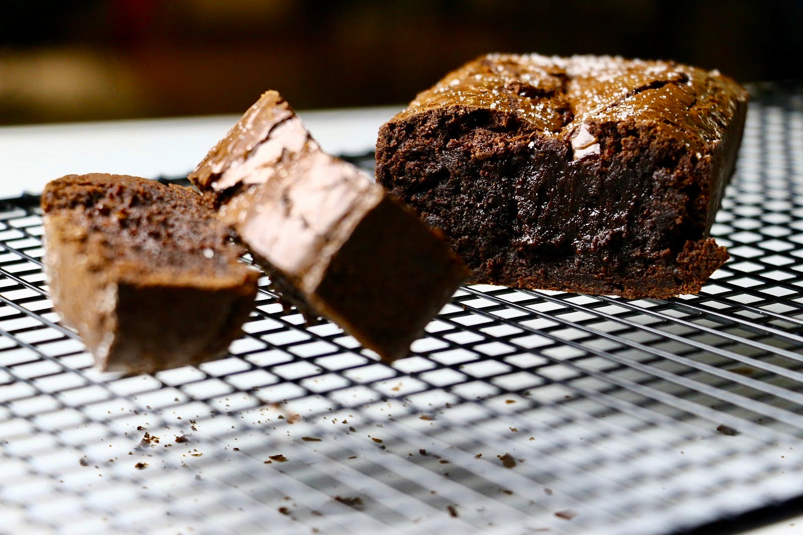 gula melaka dark chocolate brownies